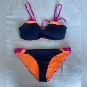 NWOT Maaji Reversible Colorblock Ribbed Bikini